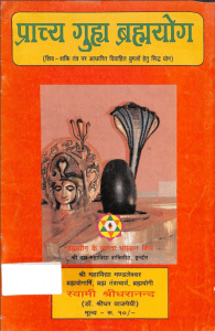 प्राच्य गुह्य ब्रह्यायोग : स्वामी श्रीधरानन्द द्वारा हिंदी पीडीऍफ़ पुस्तक - सामाजिक | Prachya Guhya Brahyayog : by Swami Shri Dharanand Hindi PDF Book - Social (Samajik)